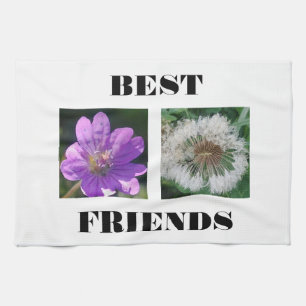 Best Friends Image Template Tea Towel