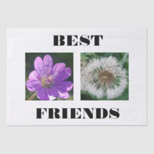 Best Friends Image Template Tissue Paper