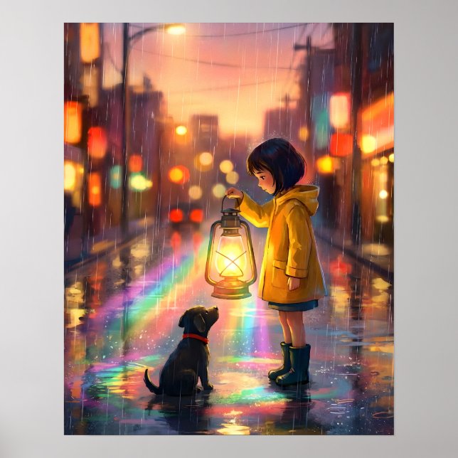 Best Friends in the Rain Poster (Front)