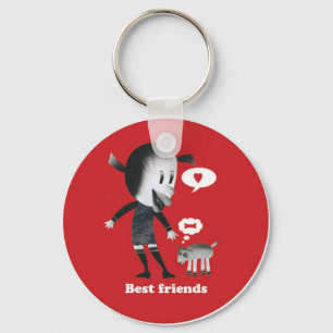 Best friends key ring