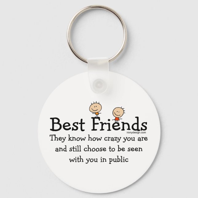 Best Friends Key Ring (Front)