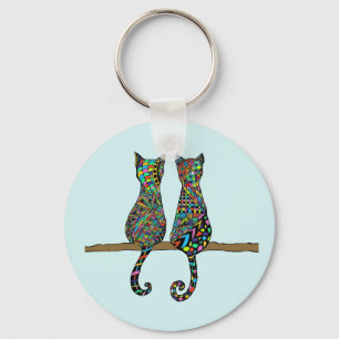 Best Friends Key Ring
