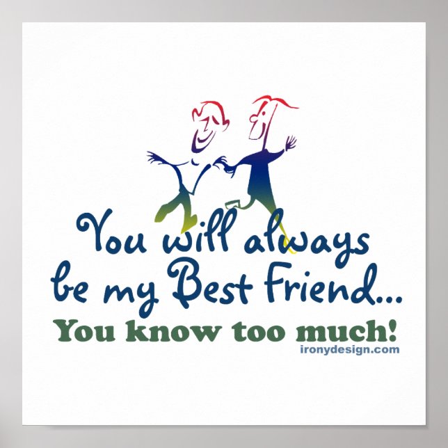 Best Friends Knows Humour Poster (Front)