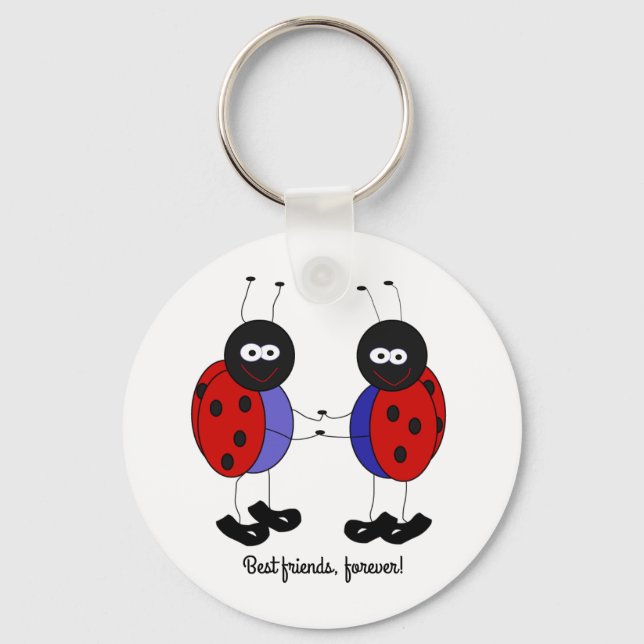Best friends little ladybugs key ring (Front)