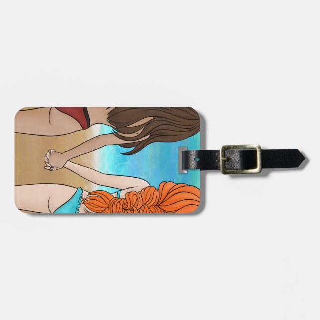 Best Friends Luggage Tag (Front Horizontal)