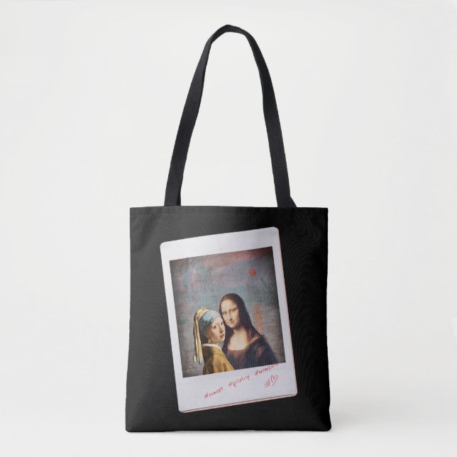 Best Friends,  Mona Lisa - Da Vinci Tote Bag (Front)