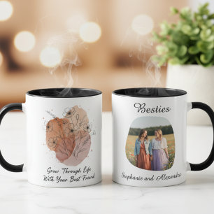 Best Friends Mug - Wildflower Photo Gift