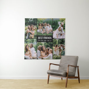 Best Friends Personalised Photo Tapestry