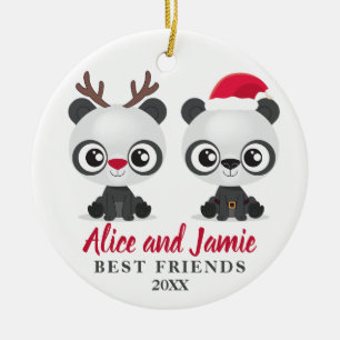 Best Friends personalized Ceramic Ornament