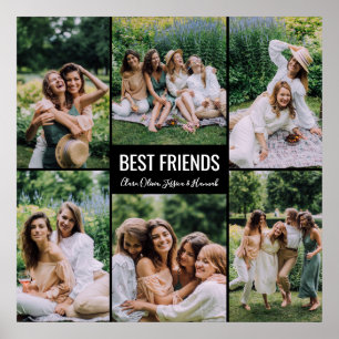Best Friends Personalized Photo Poster