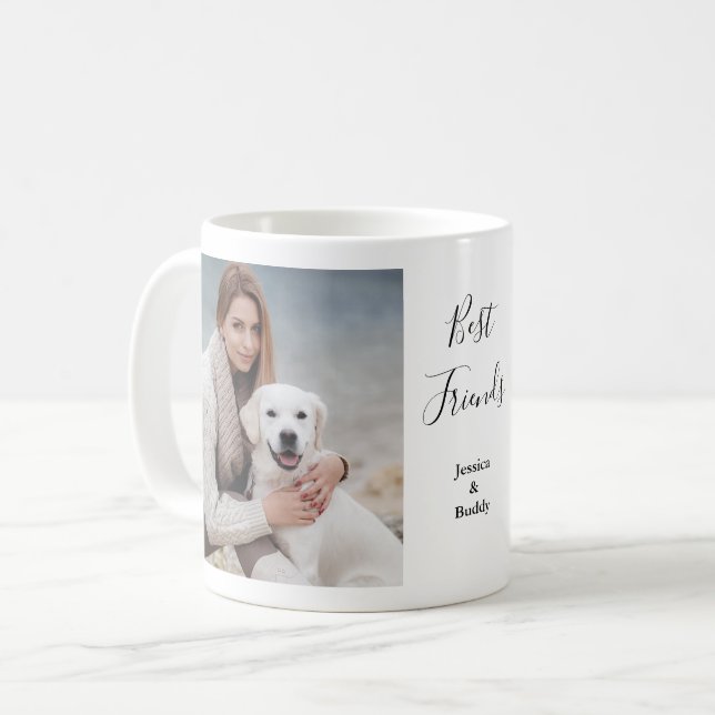 Best Friends Pet Two Photo Mug (Front Left)