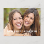 Best Friends Photo Birthday  Postcard<br><div class="desc">Best friends photo birthday postcard. Replace the photo with your own and change the name.</div>