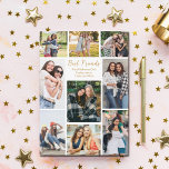 Best Friends Photo Collage Cute Personalised Card<br><div class="desc">Chic customisable photo collage card for your best friends in high school or college. Add 9 of your favourite friend photos and order these custom cards for your besties as a birthday gift of friendship. Nothing says friends forever like a cute personalised photograph keepsake.</div>