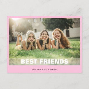 Best Friends Photo Custom Postcard