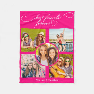 Best Friends Photo Fleece Blanket