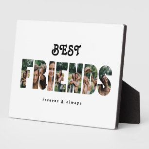 Best Friends Photo Gift Collage For Friends Plaque