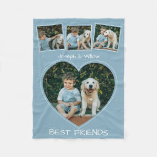 Best Friends Photo Keepsake Fleece Blanket