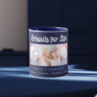 Best friends photo names navy blue