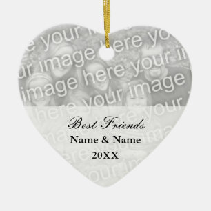 Best friends photo ornament for friendships