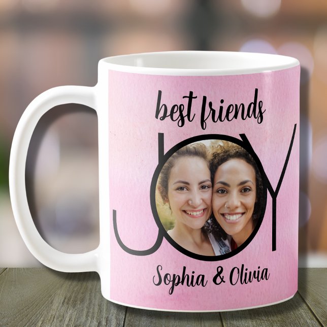 Best Friends Photo Pink  Coffee Mug (Creator Uploaded)