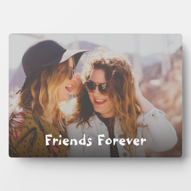 Best Friends Photo Plaque (Front)
