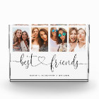 Best Friends Script Gift For Friends Photo Collage