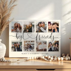 Best Friends Script Gift For Friends Photo Collage