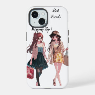 Best Friends shopping trip iPhone 15 Case