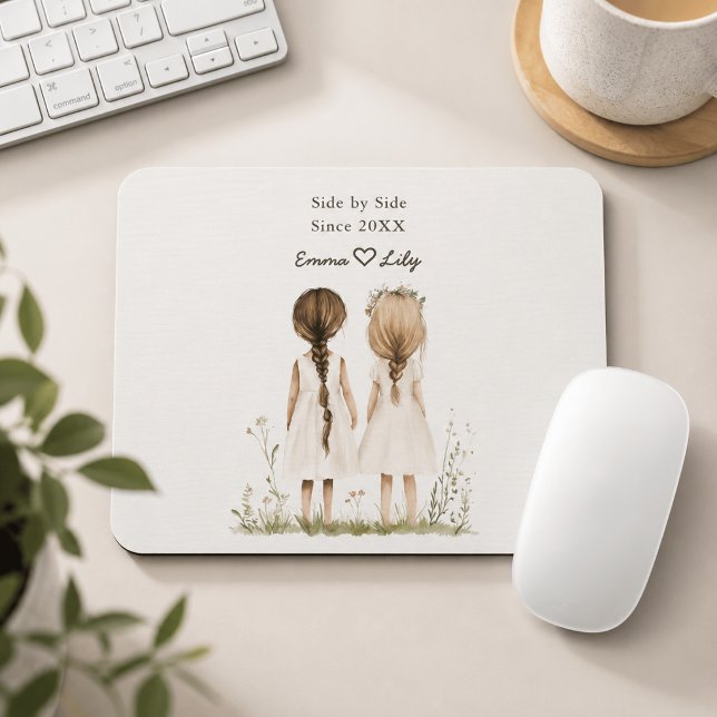 Best Friends Since Personalised Name Mouse Pad (Creator Uploaded)