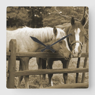 Best Friends Square Wall Clock