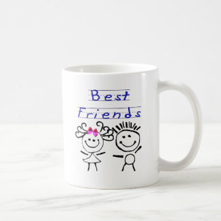 Best friends stick figure coffee mug