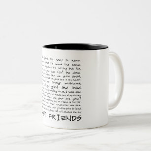 Best friends Two-Tone coffee mug