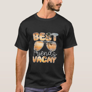 Best Friends Vacation 2025 Vacay Summer Cruise Sun T-Shirt