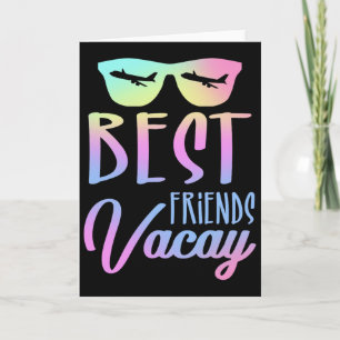 Best Friends Vacay Vacation Squad Group Cruise Dri Card