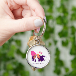 Best Friends Winter Art • Acrylic Keychain