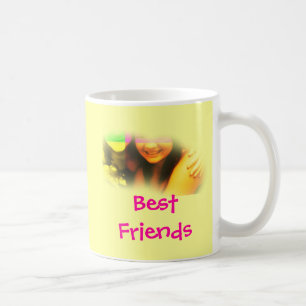 Best Friends Yellow and Pink Mug
