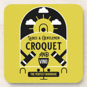 Best Funny Croquet Game Coaster