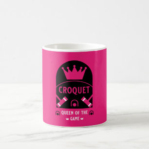 best funny croquet game player coffee mug