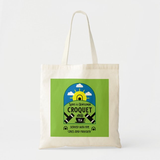 Best Funny Croquet Game  Tote Bag (Front)
