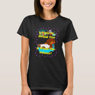Best Funny Dachshund Fan Wiener Dog Tea Party Love T-Shirt