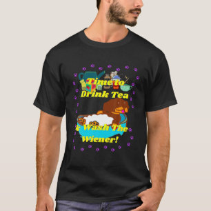 BEST FUNNY DACHSHUND FAN WIENER DOG TEA PARTY LOVE T-Shirt