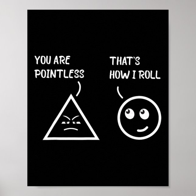 Best Funny Math Teacher Joke Humor Science Fun Mat Poster (Front)