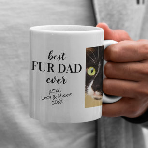 Best Fur Dad Ever Photo Coffee Mug