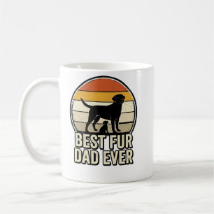 Best Fur Dad Ever Vintage Dog Dad Shirt Design_1 Coffee Mug