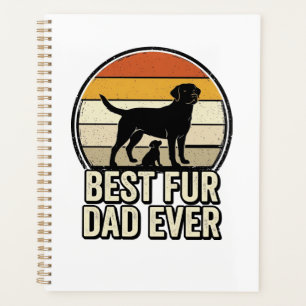 Best Fur Dad Ever Vintage Dog Dad Shirt Design_1 Planner