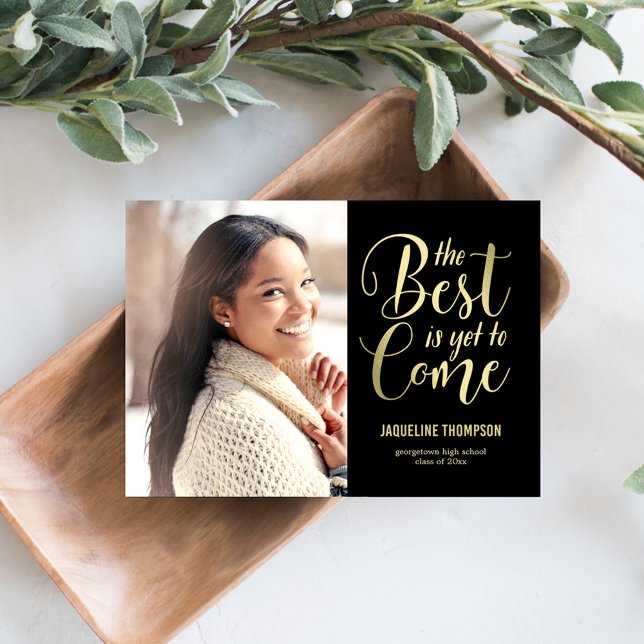 Best Future EDITABLE COLOR Graduation Announcement (Creator Uploaded)