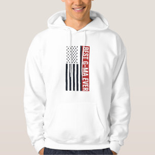 Best G-Ma Ever Patriotic Flag Vector Design_1 Hoodie