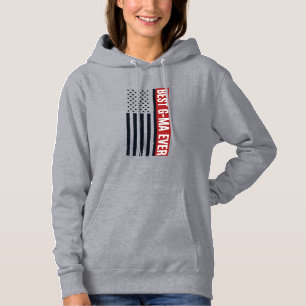 Best G-Ma Ever Patriotic Flag Vector Design_1 Hoodie