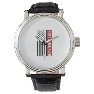 Best G-Ma Ever Patriotic Flag Vector Design_1 Watch