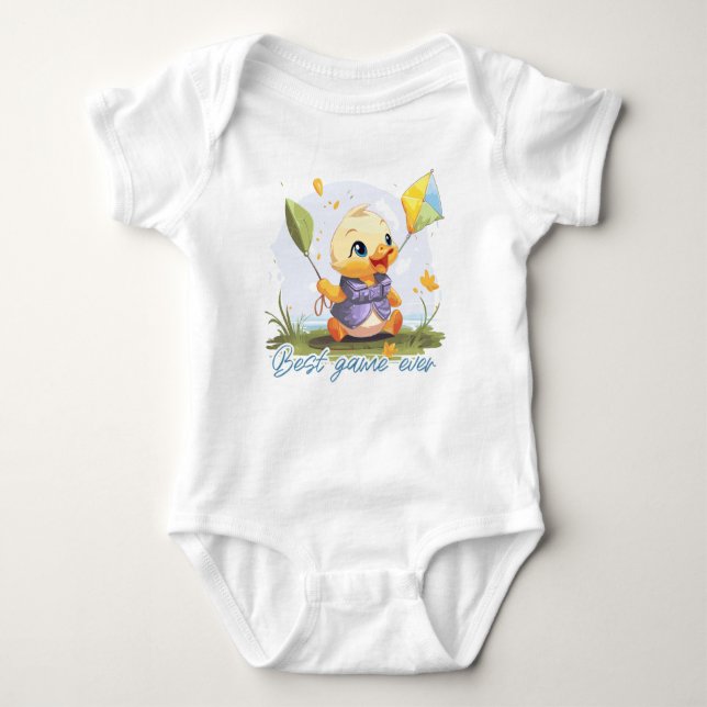 Best game ever baby bodysuit (Front)